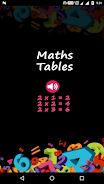 Maths Tables - Voice Guide ဖန်သားပြင်ဓာတ်ပုံ 0