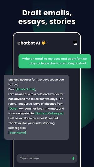 Chatbot AI ภาพหน้าจอ 2