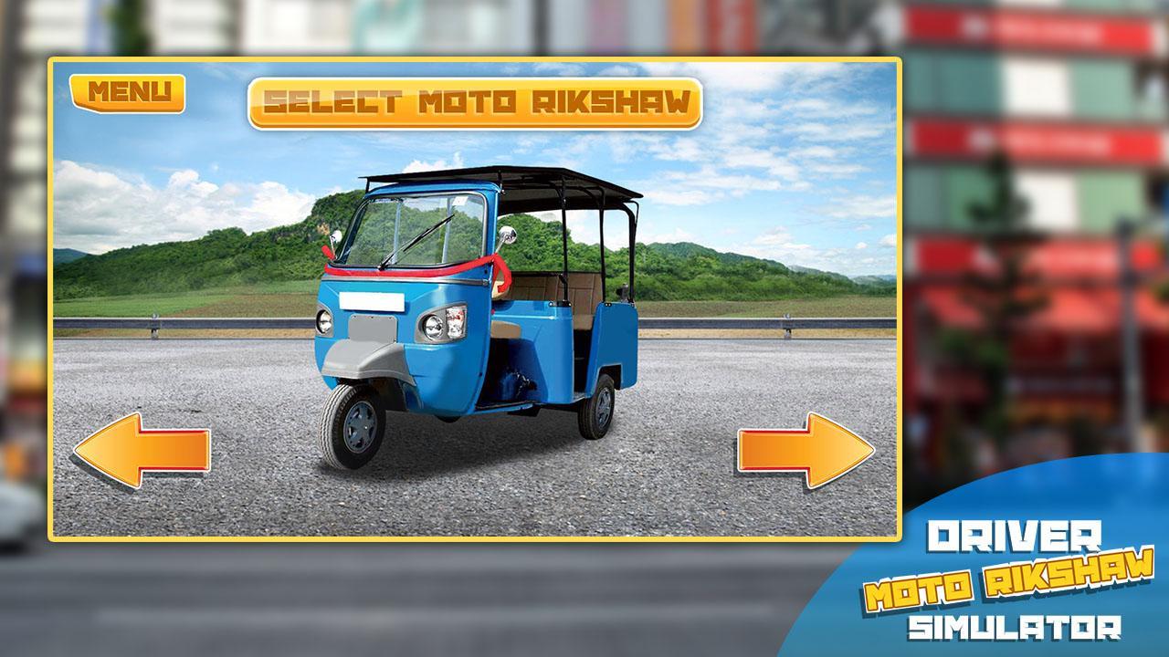 Driver Moto Rikshaw Simulator 스크린샷 1