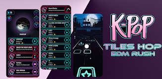 Tiles Hop: KPOP EDM Rush Captura de tela 1