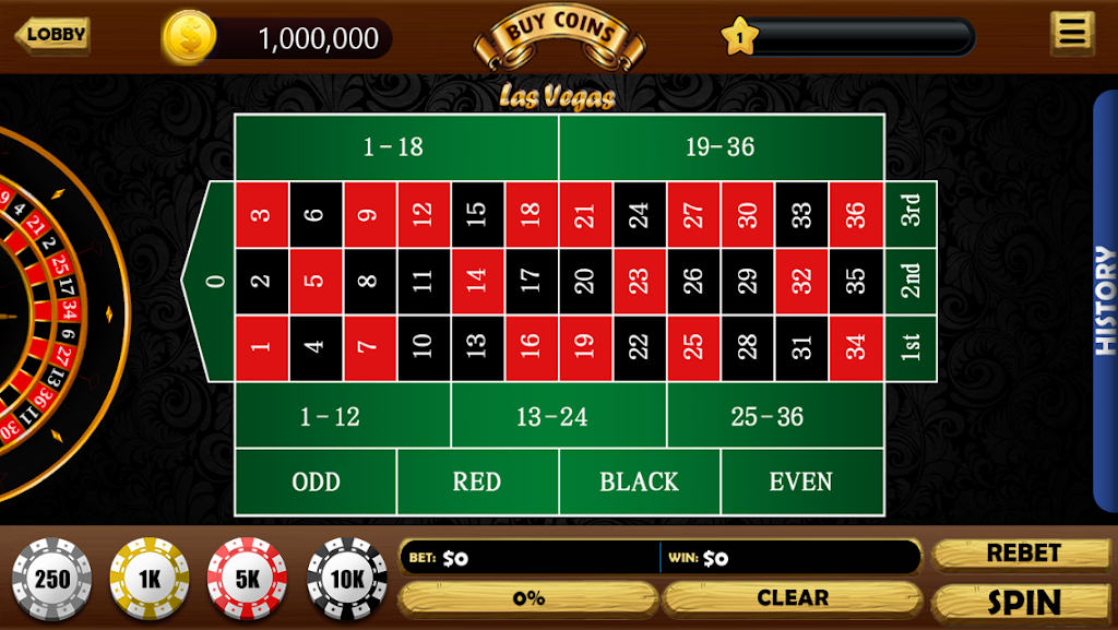 Roulette VIP Deluxe Bet Pro স্ক্রিনশট 1