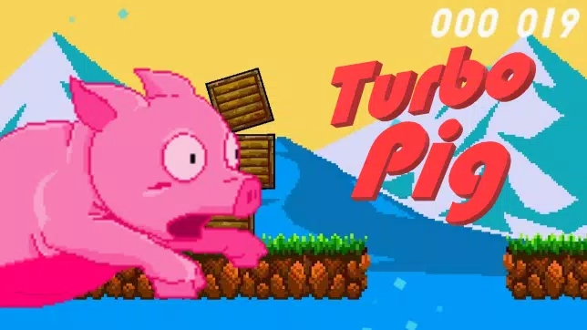 Turbo Pig platformer pixel art Capture d'écran 0