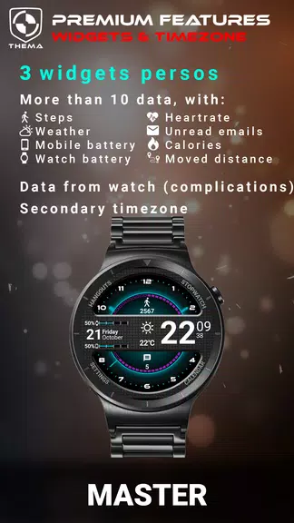 Master Watch Face 螢幕截圖 3