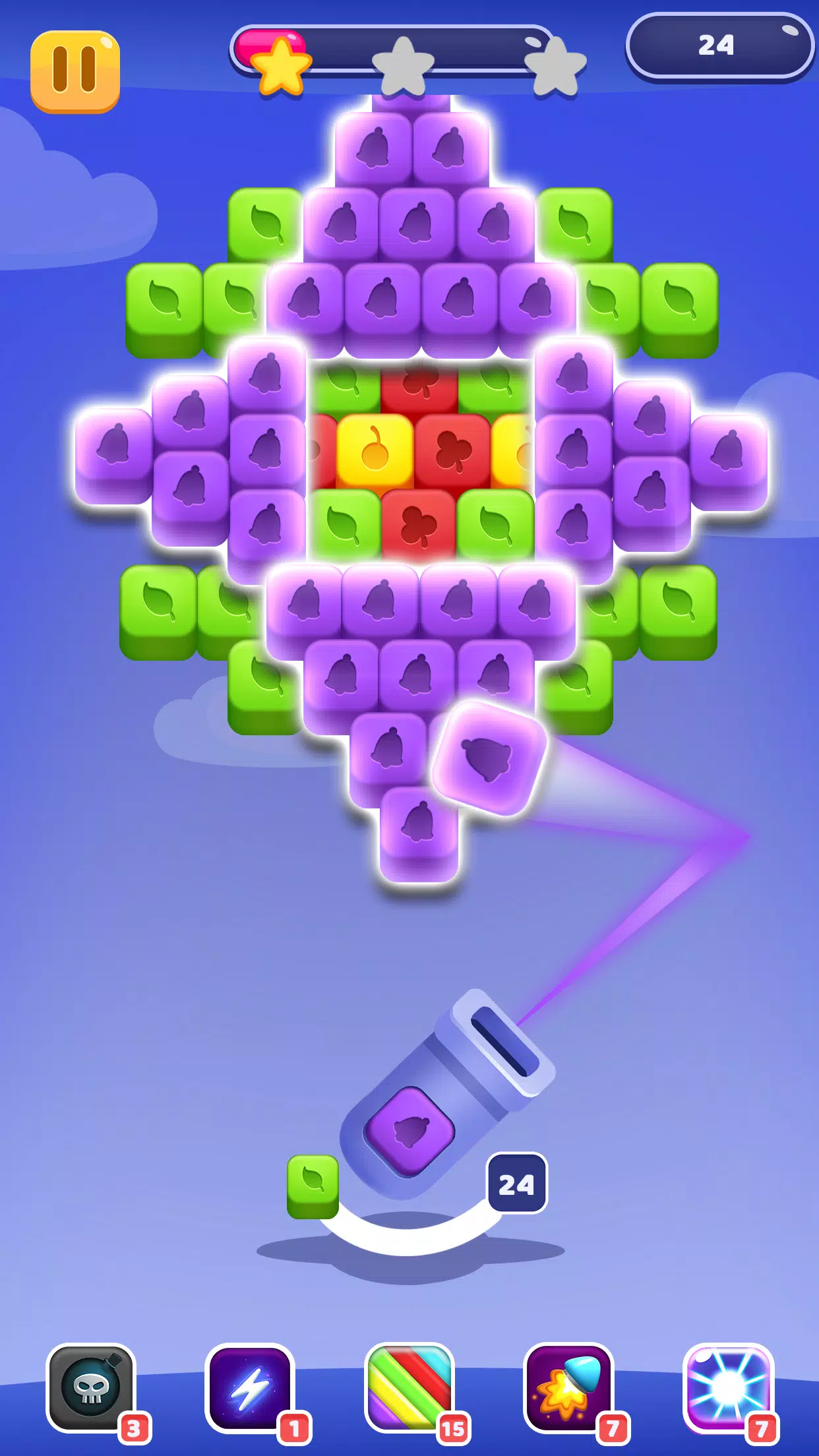 Bubble Shooter Rainbow 2024 Schermafbeelding 1