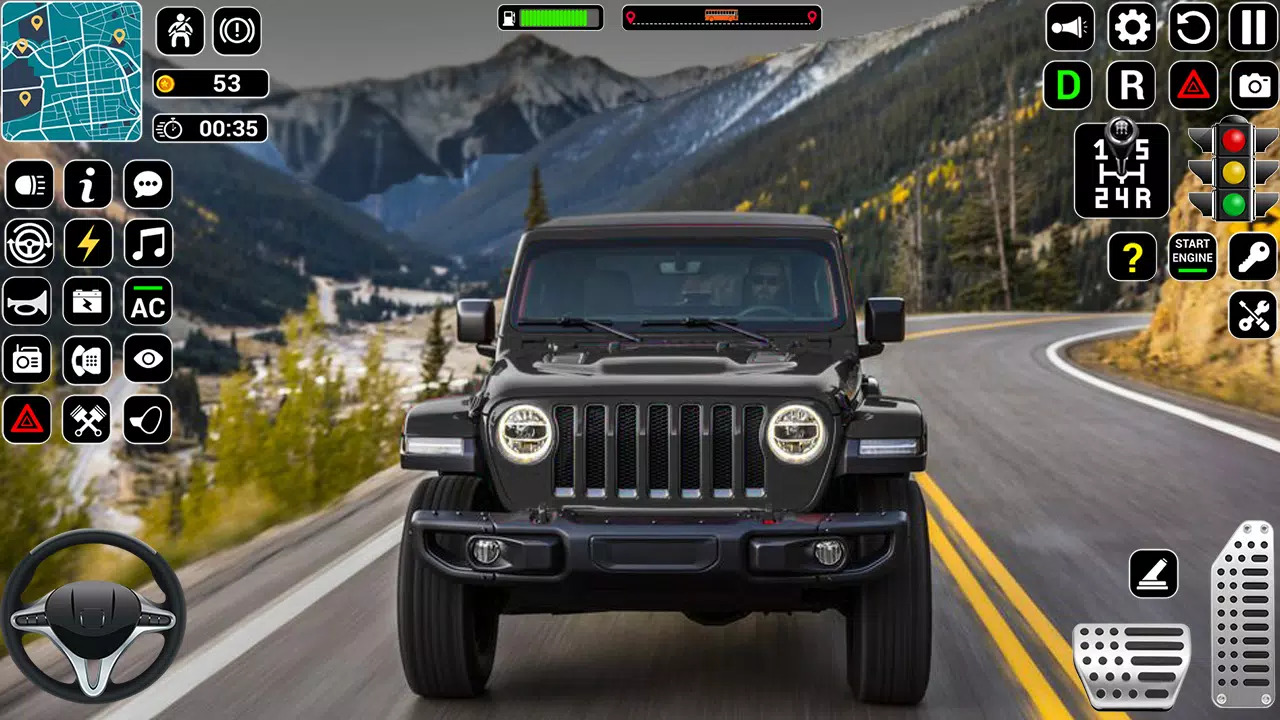 SUV 4x4 Jeep Driving Games 3D ภาพหน้าจอ 0