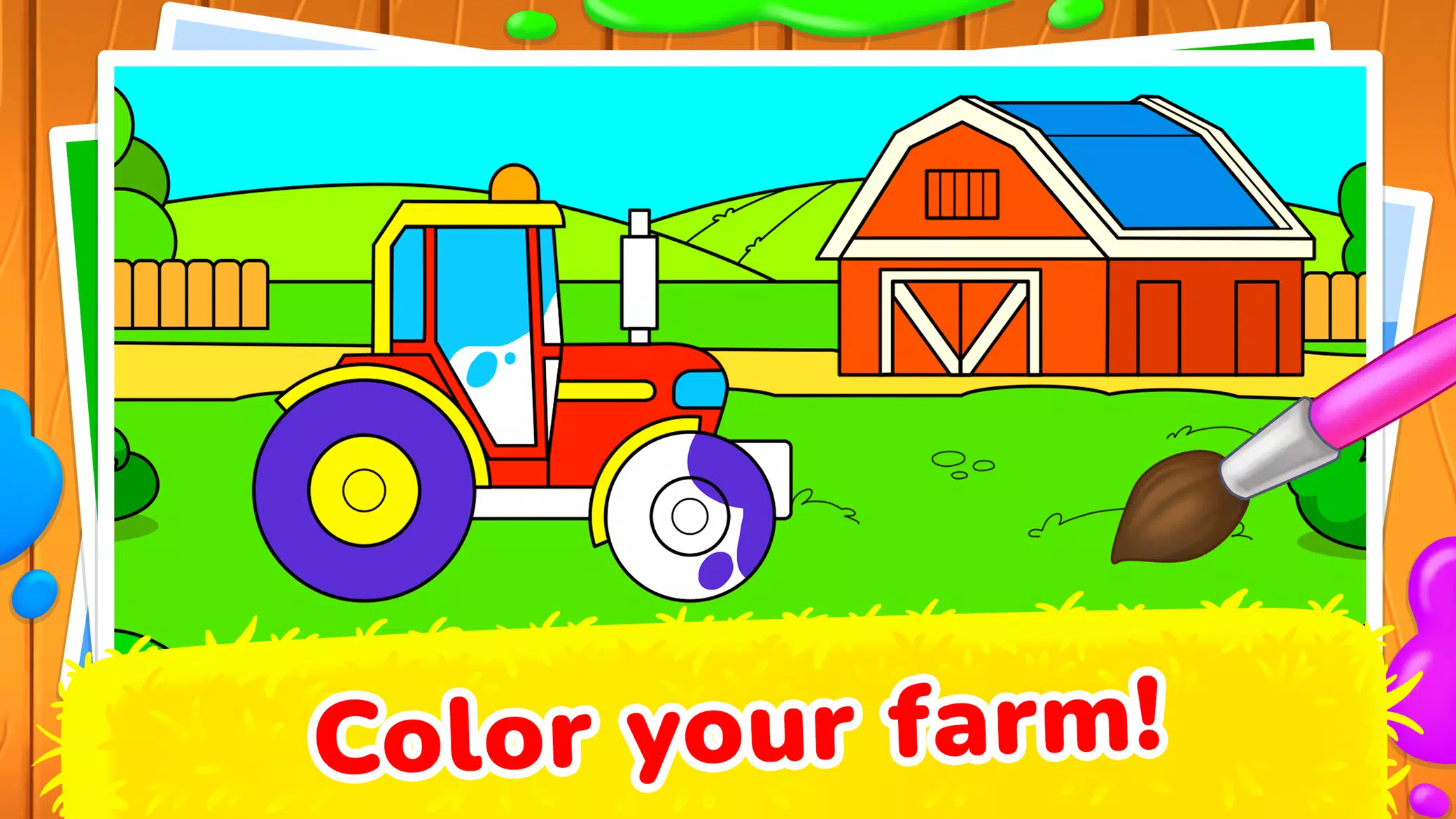 Animal game! Kids little farm! स्क्रीनशॉट 3