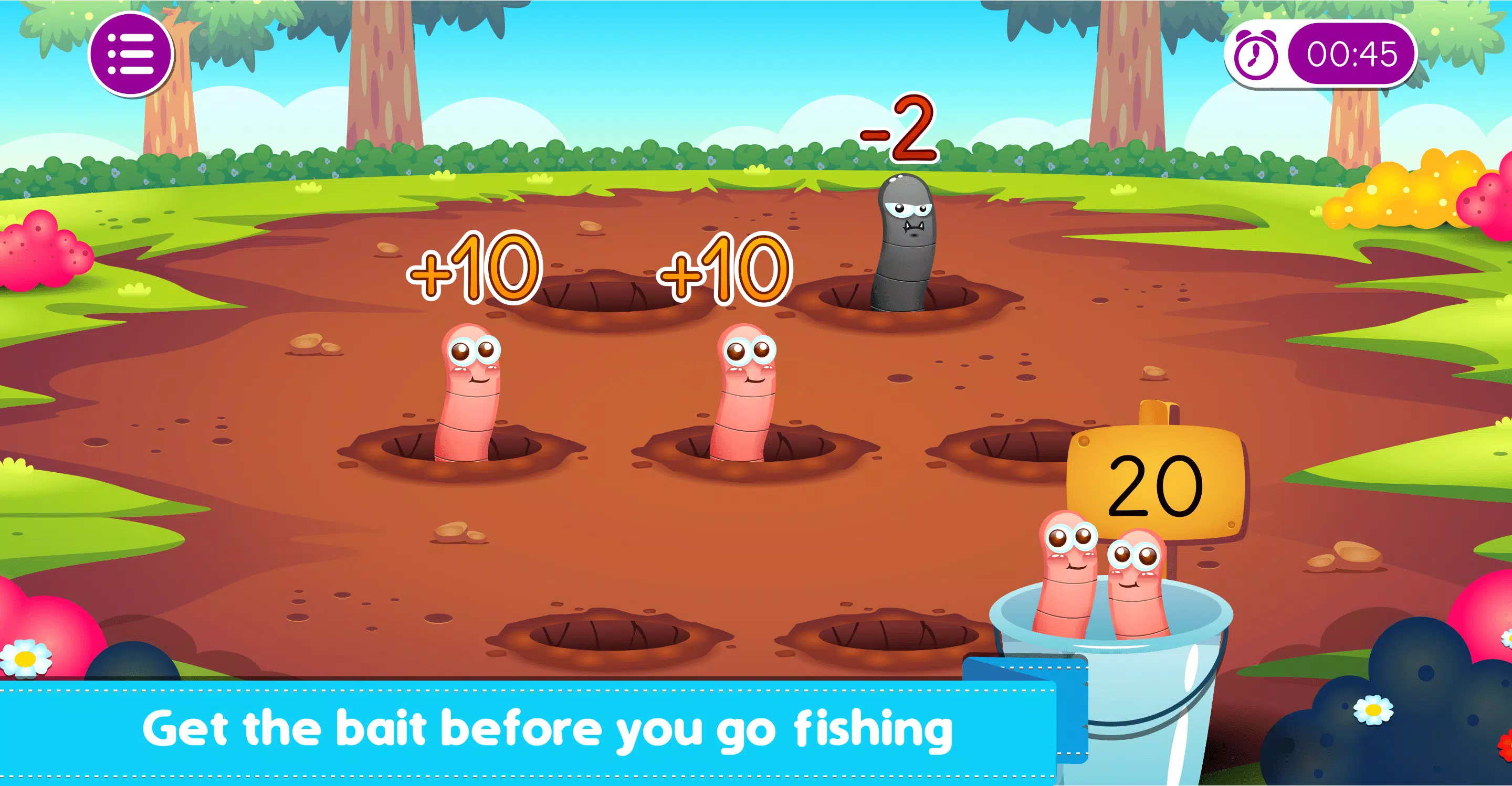 Marbel Fishing - Kids Games Скриншот 1