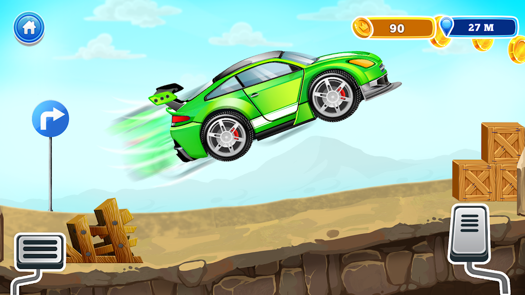 Uphill Races Car Game For Boys Ekran Görüntüsü 2