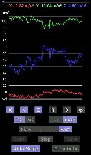 Accelerometer Meter スクリーンショット 2