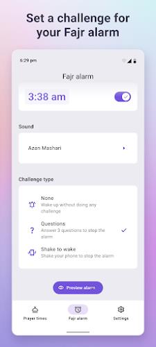 Fajr: Fajr Alarm, Prayer Times Tangkapan skrin 3