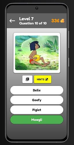 Guess Cartoon Character Quiz Schermafbeelding 2