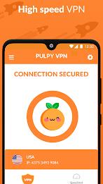 Pulpy VPN Unlimited VPN Proxy 螢幕截圖 0