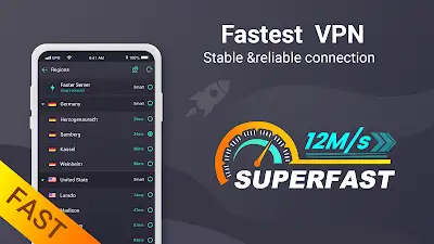 Touch VPN - Fast Wifi Security ဖန်သားပြင်ဓာတ်ပုံ 3