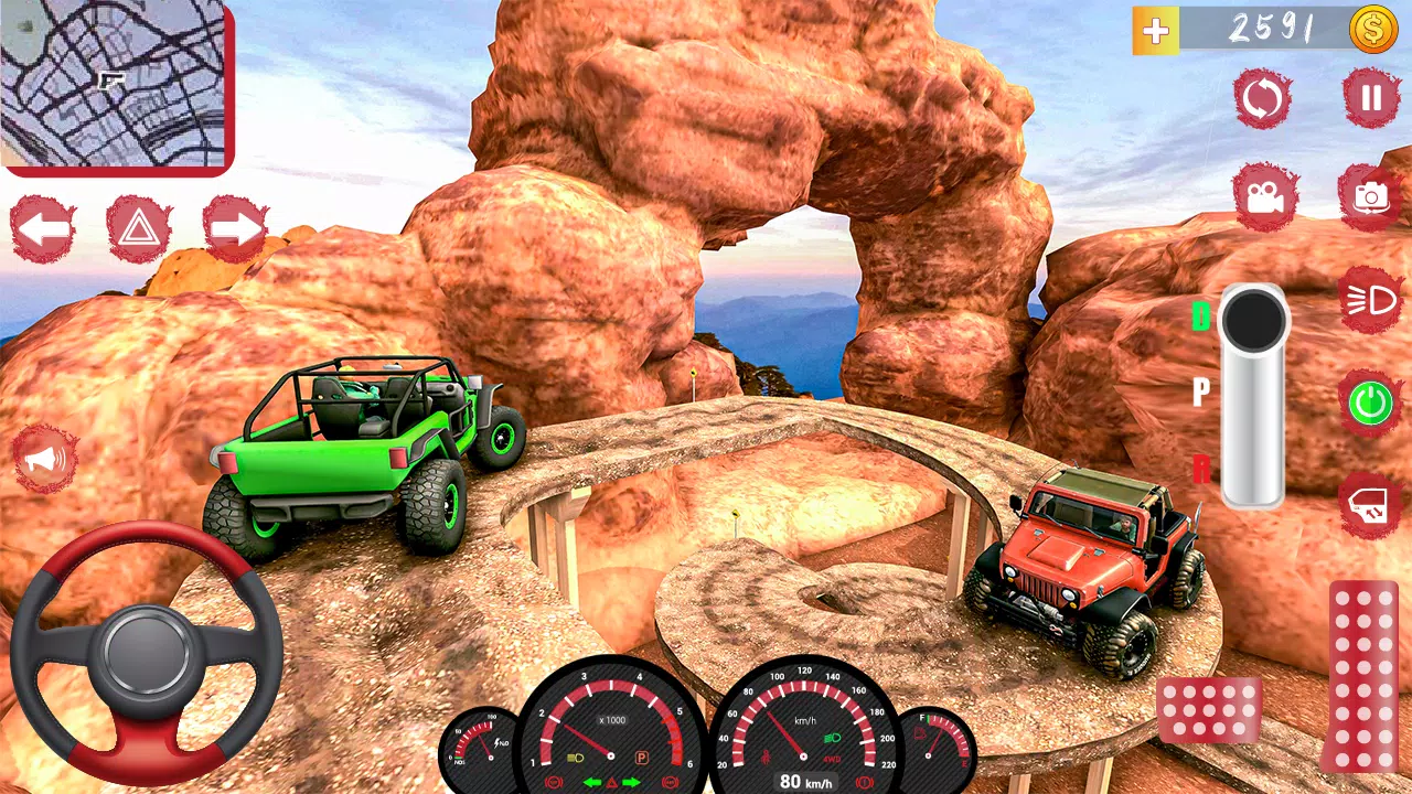 Mud Jeep Mud Driving Simulator Tangkapan skrin 2