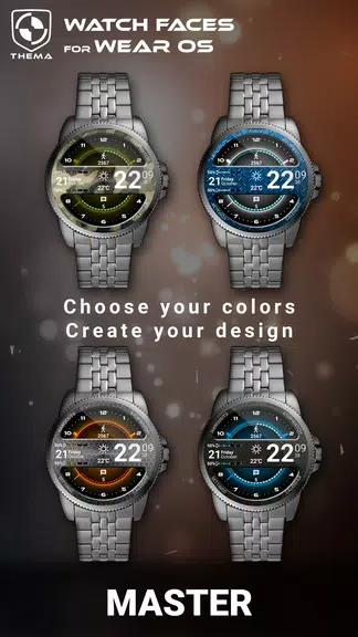 Master Watch Face 螢幕截圖 1