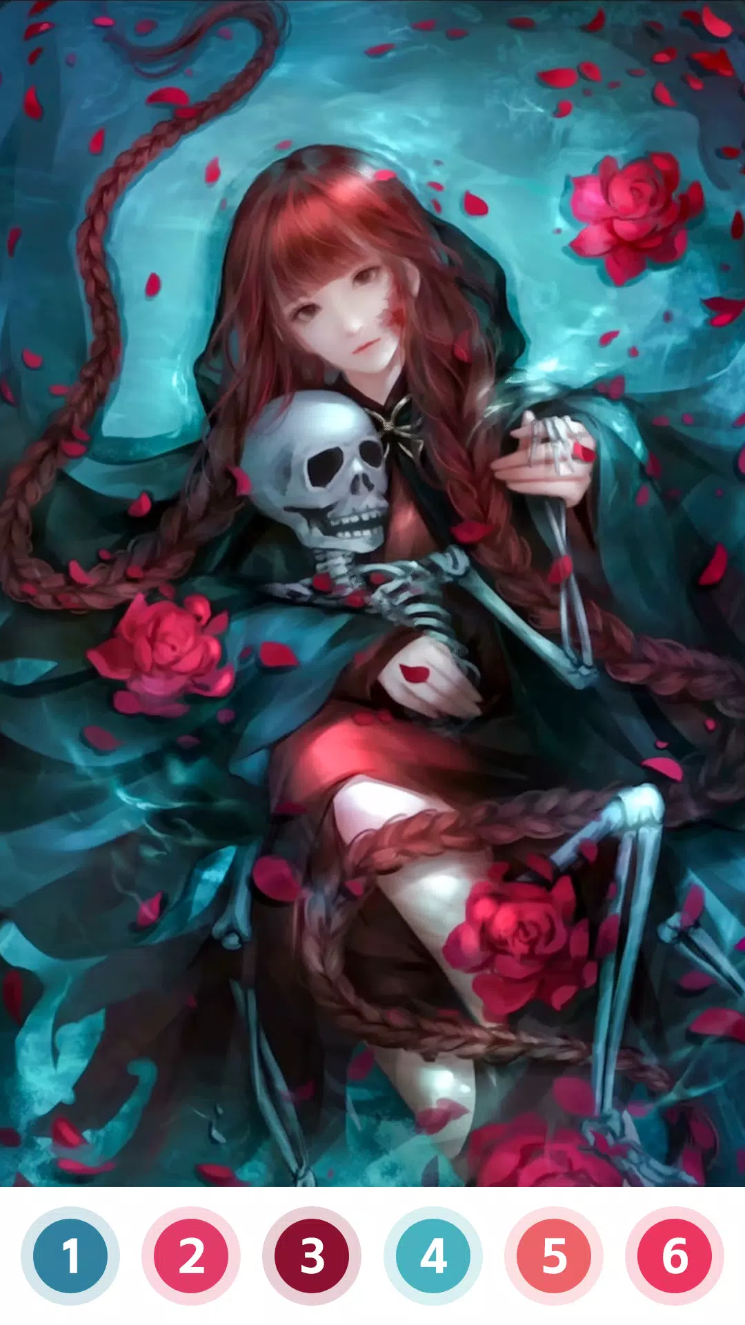 Love & Death Paint by Number 螢幕截圖 1