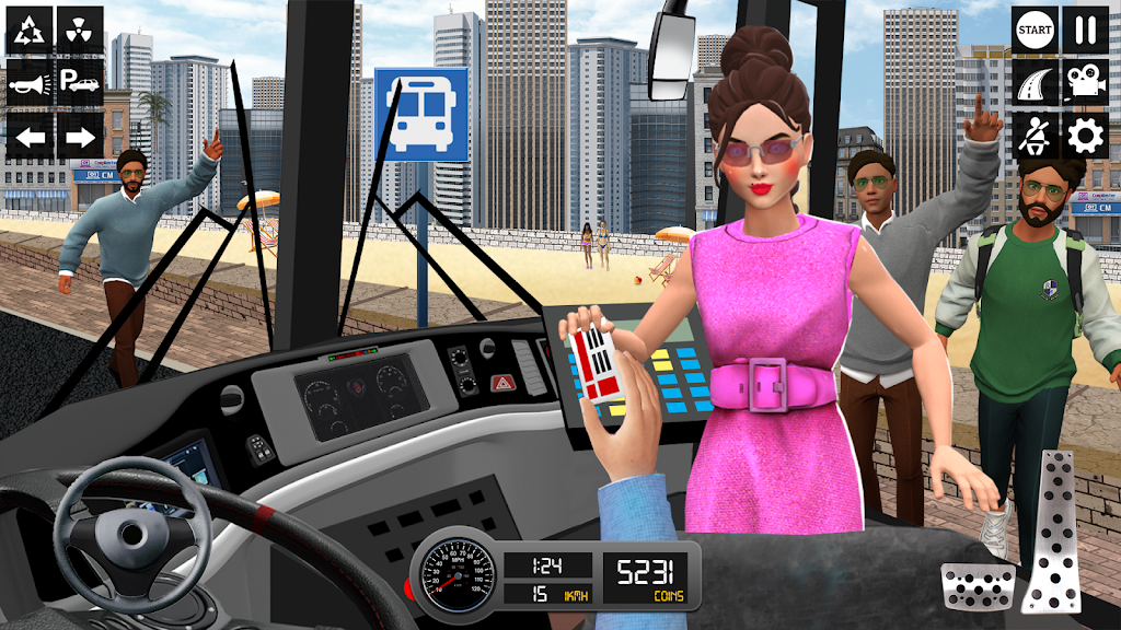 Driving Simulator 3d Bus Games应用截图第0张