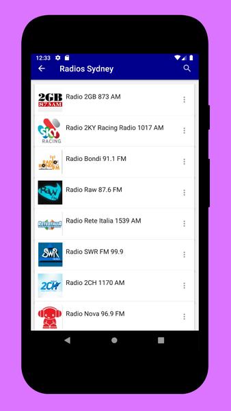 Radio App Australia: FM Online Capture d'écran 3