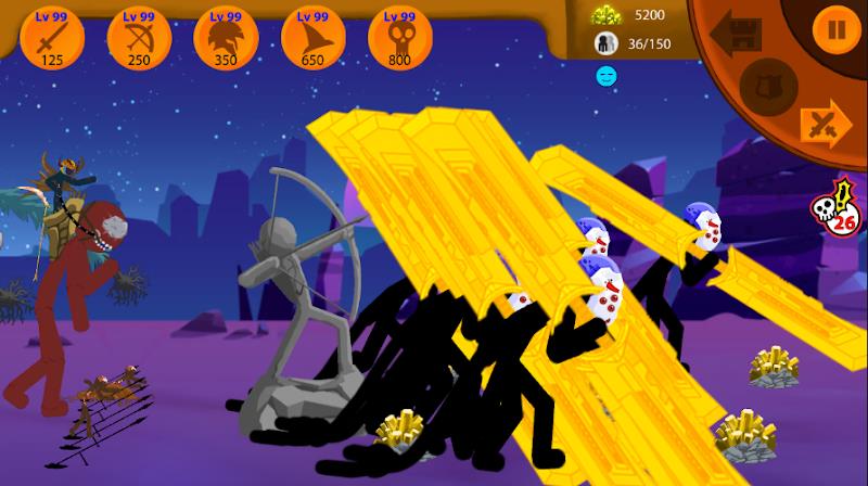 Stickman War : Defense Battle স্ক্রিনশট 2