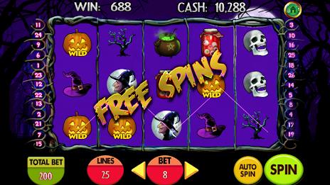 Halloween Slots Mania Deluxe Schermafbeelding 2