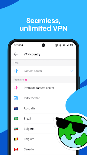 Aloha Navegador Privado - VPN Captura de pantalla 1