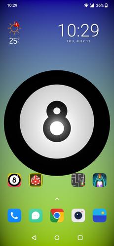 Magic 8 Ball Live Wallpaper 3D Скриншот 0