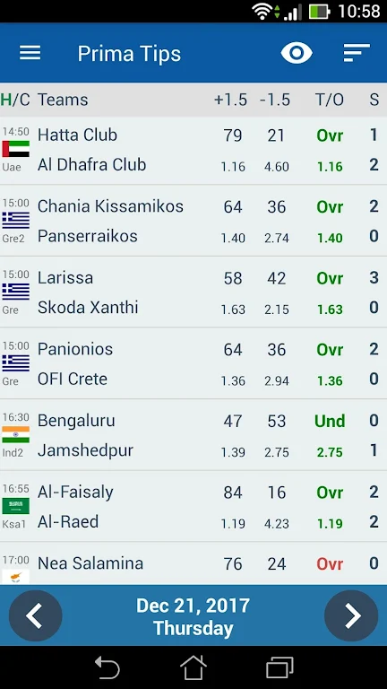 Football Predictions PrimaTips Schermafbeelding 1