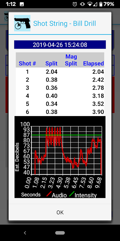 Splits - Shot Timer Скриншот 2