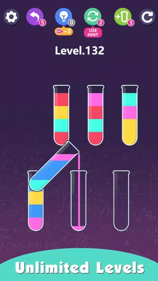 Water Sort Puzzle: Color Sort Captura de pantalla 1