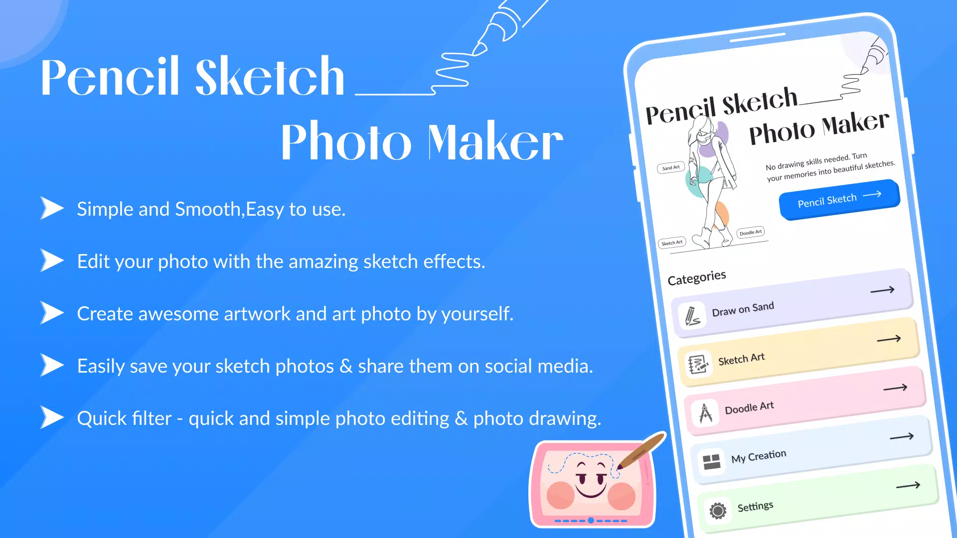 Schermata Pencil Sketch Photo Maker 2