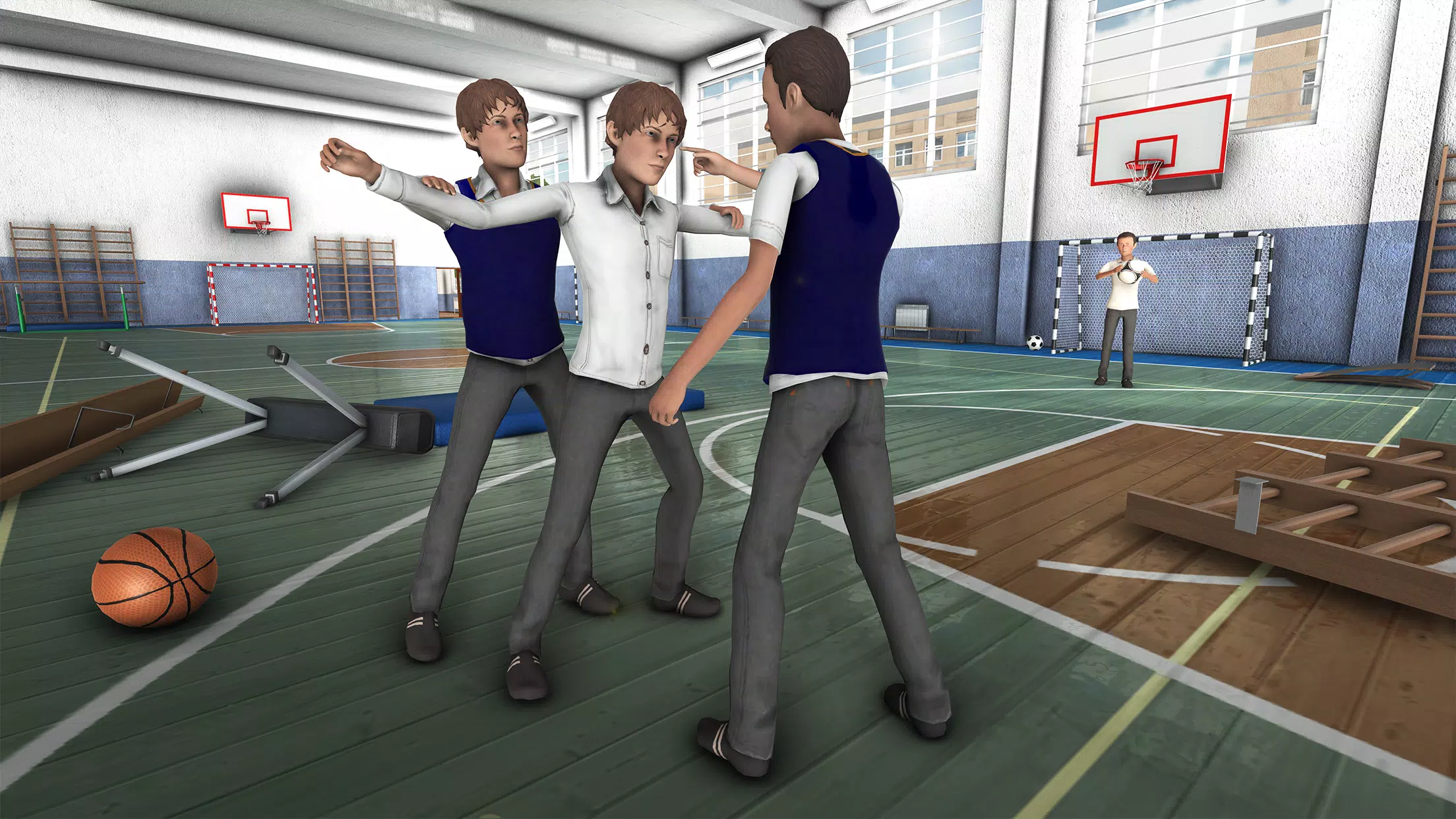 Bad Guys at School: Bad Boy 3D スクリーンショット 2