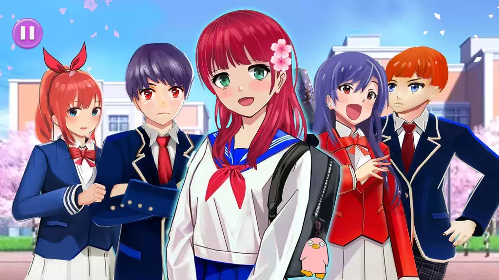 Anime High School Life 螢幕截圖 3