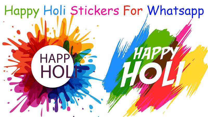 Schermata Holi Stickers and Holi Images 2