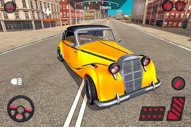 Classic Car Driving: Car Games Screenshot 2