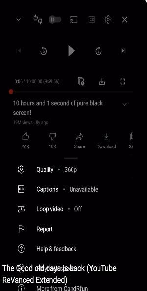 YouTube ReVanced APK 새 버전