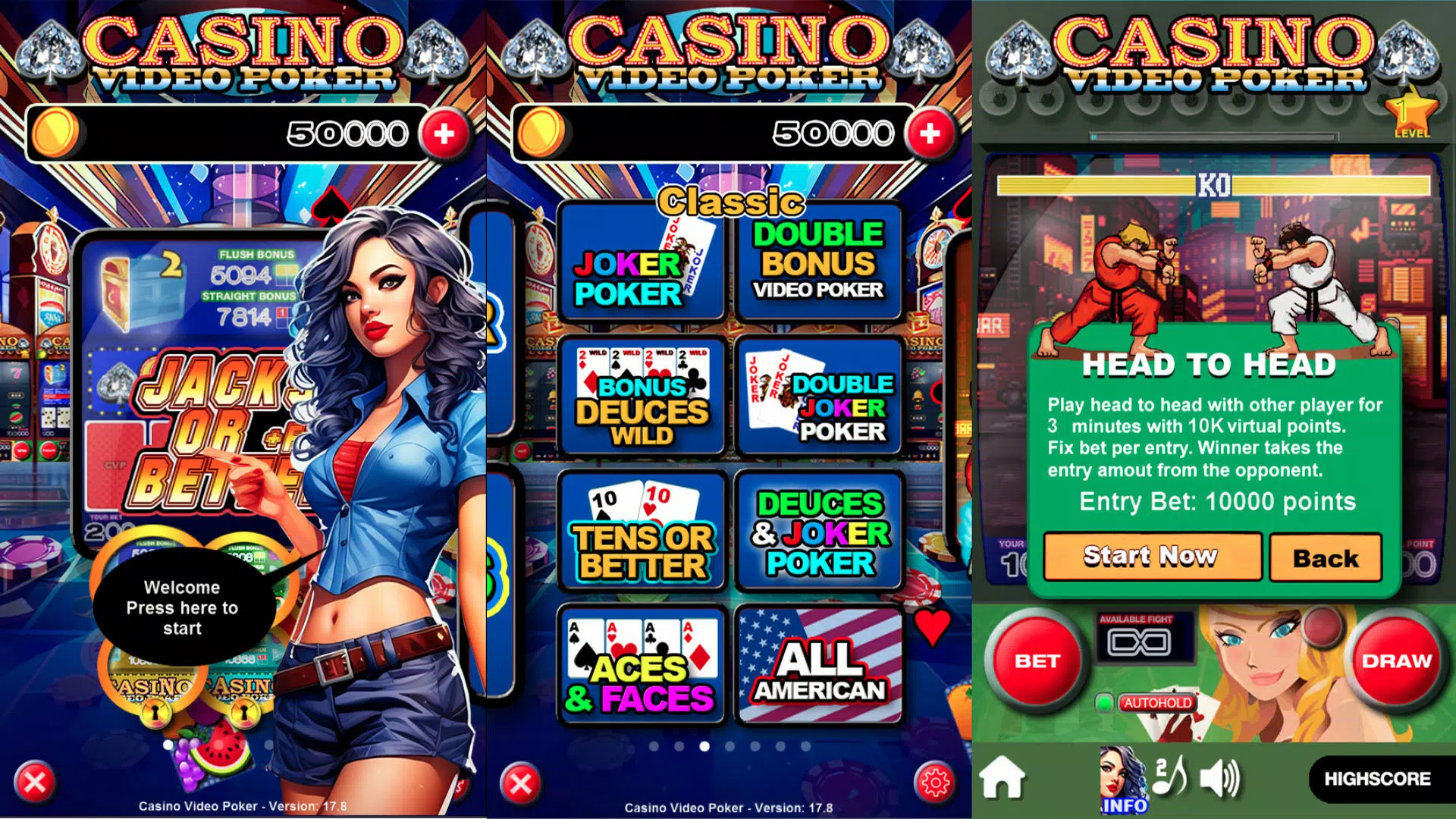 Casino Video Poker স্ক্রিনশট 0