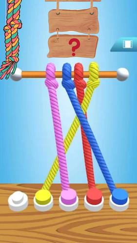 Twisted Tangle Knot 3D Game Captura de pantalla 3