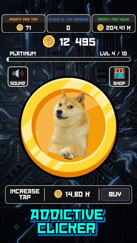 Schermata Crypto Clicker Doge Coin Idle 1