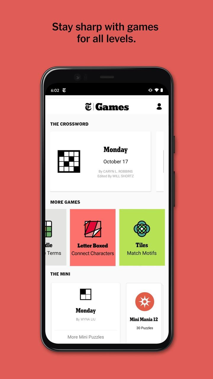 NYT Games: Word Games & Sudoku Capture d'écran 3