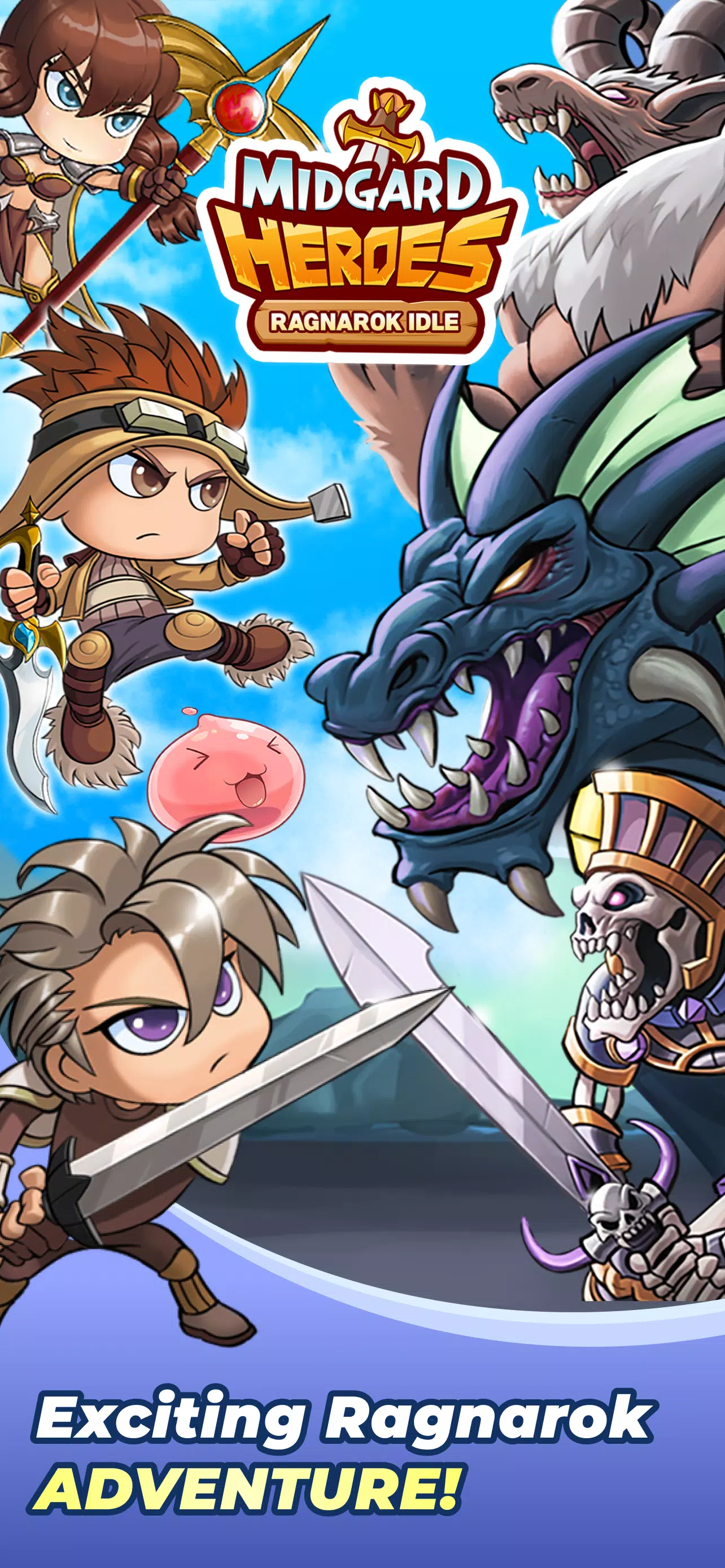 Midgard Heroes: Ragnarok Idle Capture d'écran 0