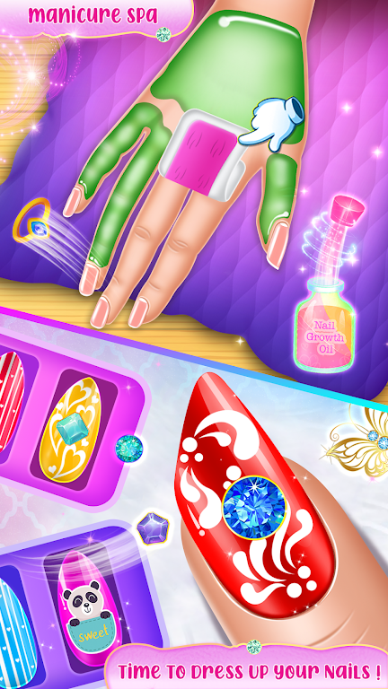 Doll makeup salon girl game Скриншот 2