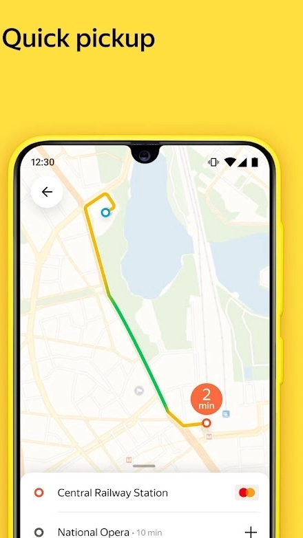 Yandex Go: taxi and delivery Ekran Görüntüsü 0