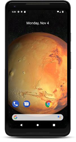 Mars 3D Live Wallpaper Zrzut ekranu 1