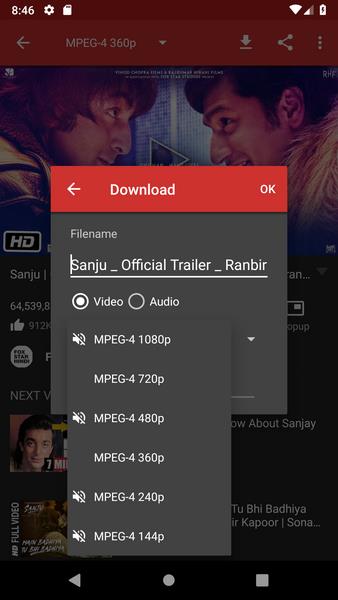 All YouTube Video Downloader स्क्रीनशॉट 2