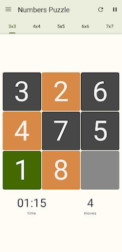 Schermata 15 Number puzzle sliding game 2