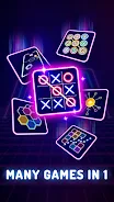 Tic tac toe: minigame 2 player Ảnh chụp màn hình 0