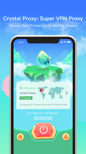 Crystal Proxy: Super VPN Proxy ภาพหน้าจอ 0