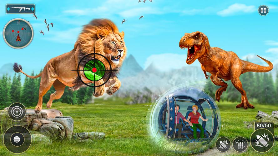 Lion Games - Sniper Hunting ဖန်သားပြင်ဓာတ်ပုံ 1