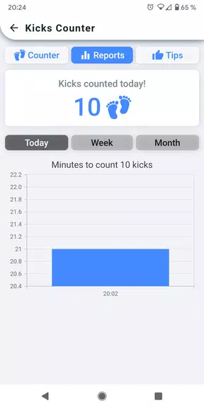 Kick Counter - Track your baby Screenshot 1