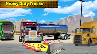 Truck Parking Truck Games Ekran Görüntüsü 1